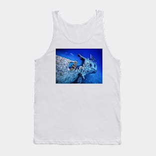 Shipwreck at Million Dollar Point in Vanuatu Tank Top